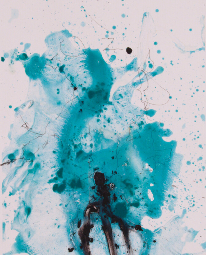 Florescent poem #8. 2025. Richard Burkhart. 2025.