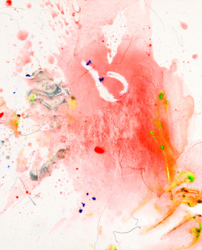 Florescent poem #1. Richard Burkhart. 2025.